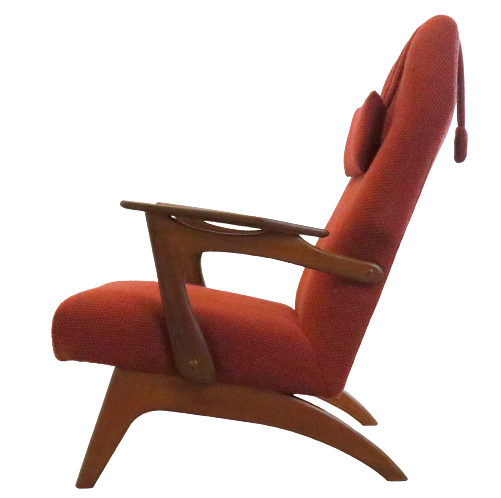 Armchair with footstool 'Vorchten'