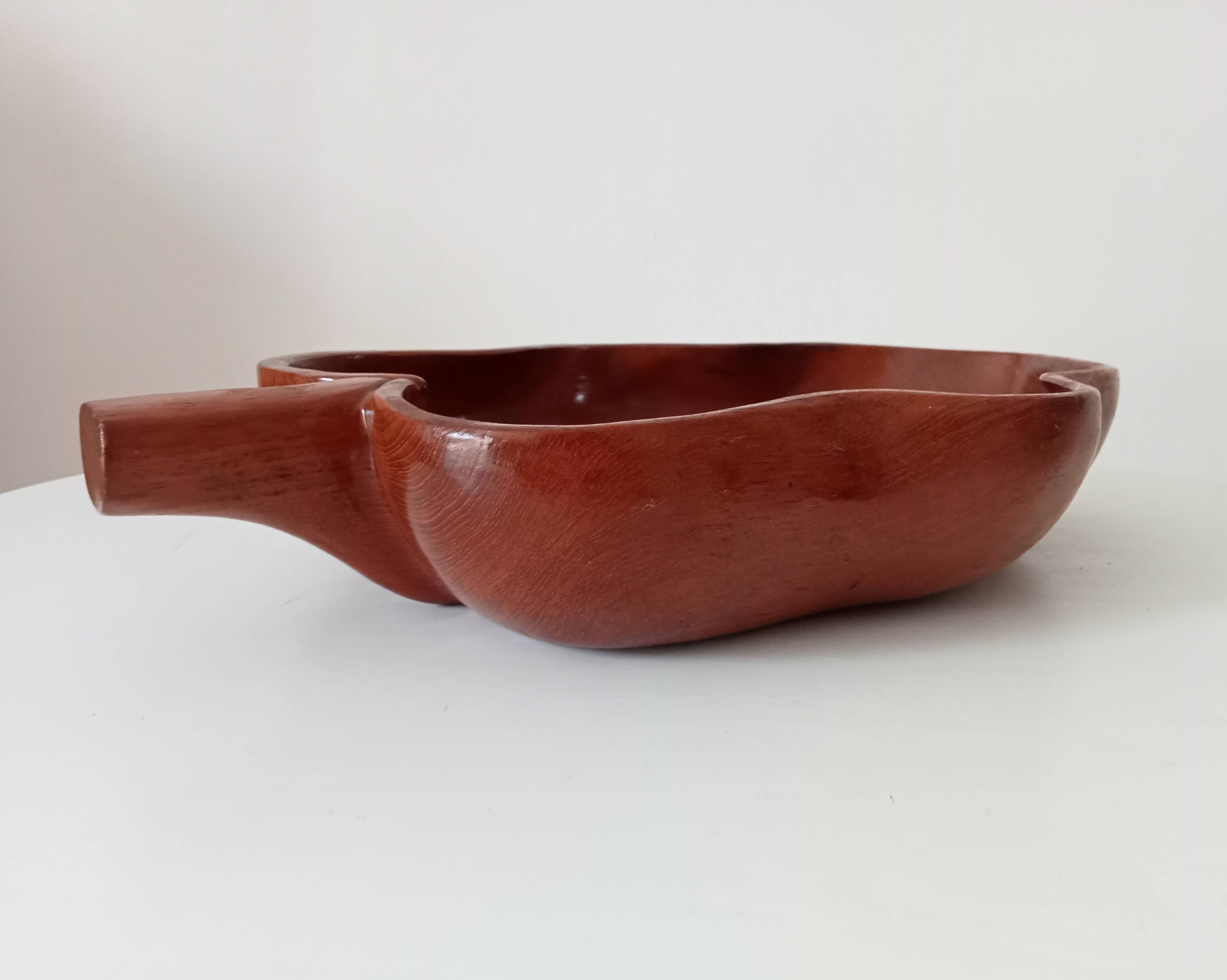 Vintage teak sideboard in 1960s Scandinavian style.