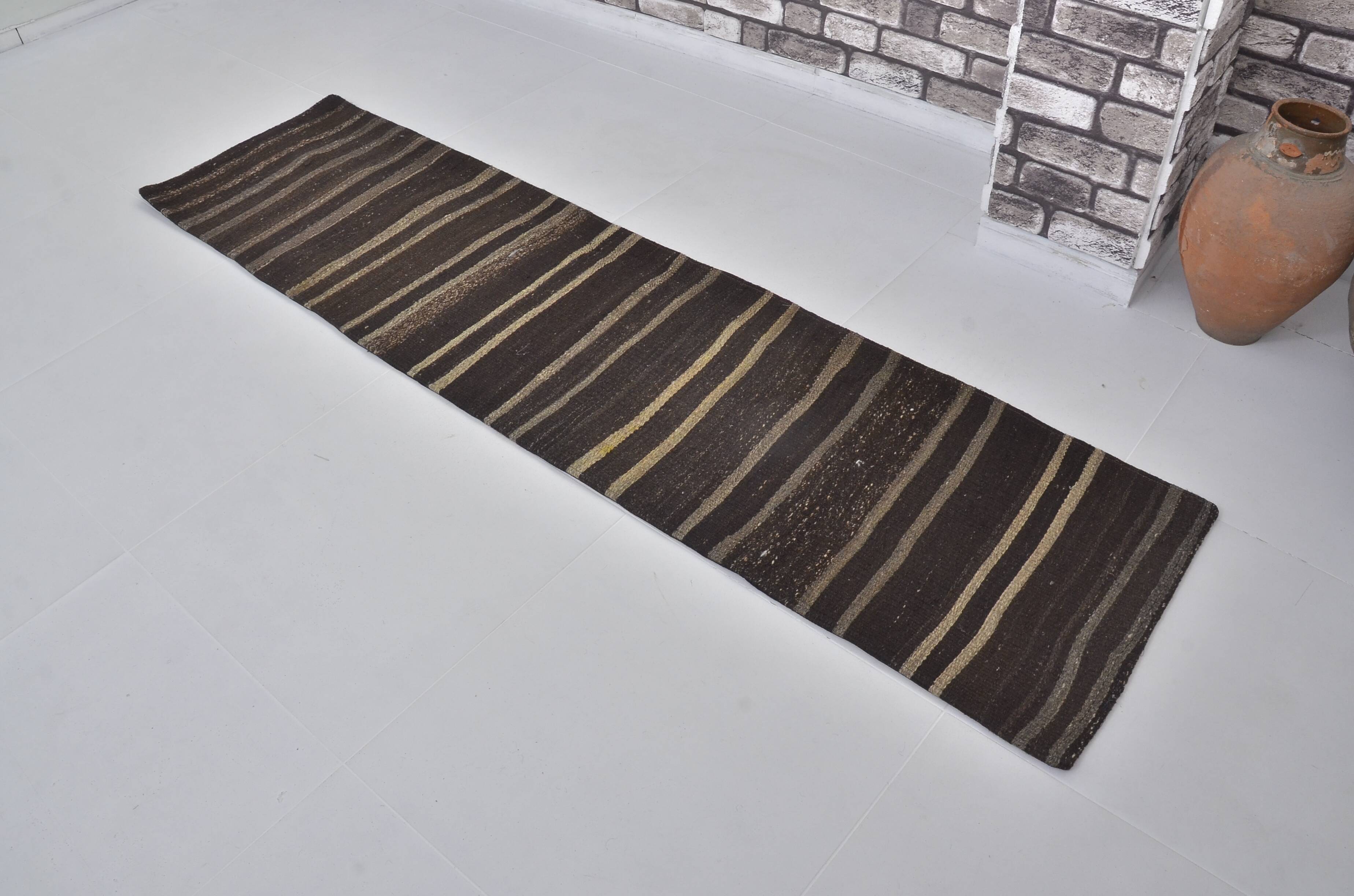 Organic Wool Goat Hair Runner Rug sku 3838
