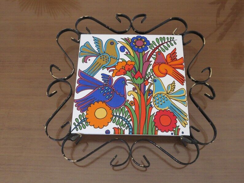 Underside " acapulco " villeroy & boch 70s