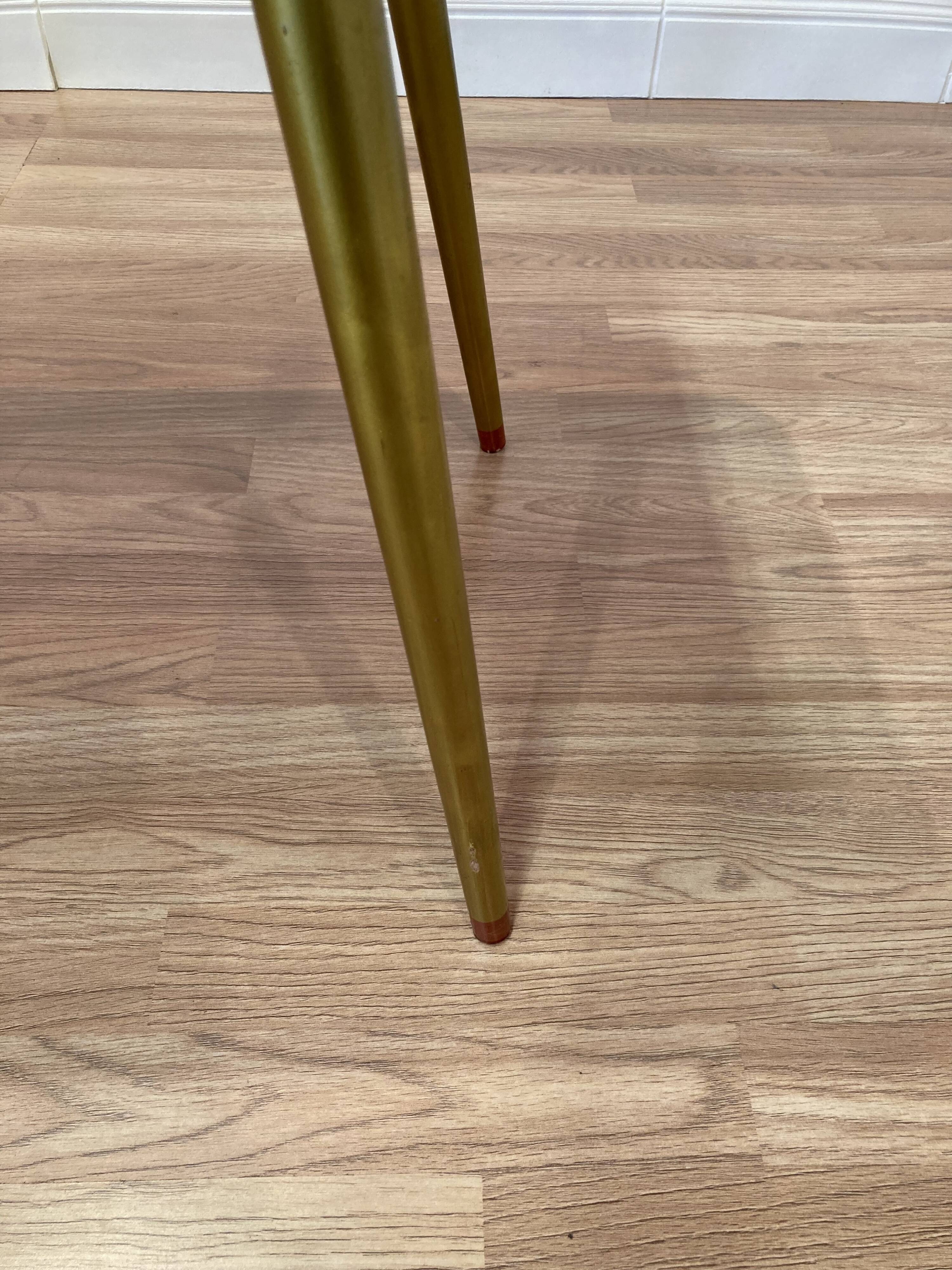 Pair of wooden tables, 1950s design.