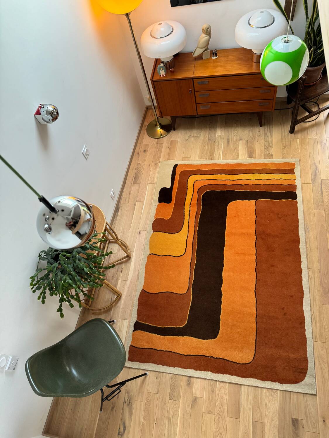 Vintage graphic rug / Amazon