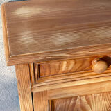 Vintage pine bedside table