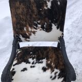 Fauteuil en peau de vache