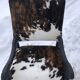 Cowhide armchair