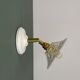 Vintage glass cut lampshade - tableware collection