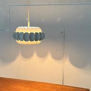 White metal suspension from the mid-century by H. Zender for Temde, 1960s.