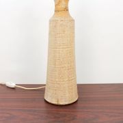 Floor lamp with a ceramic base