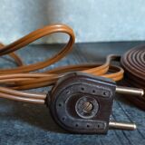 Art-deco lamp foot in solid wood turned 40s