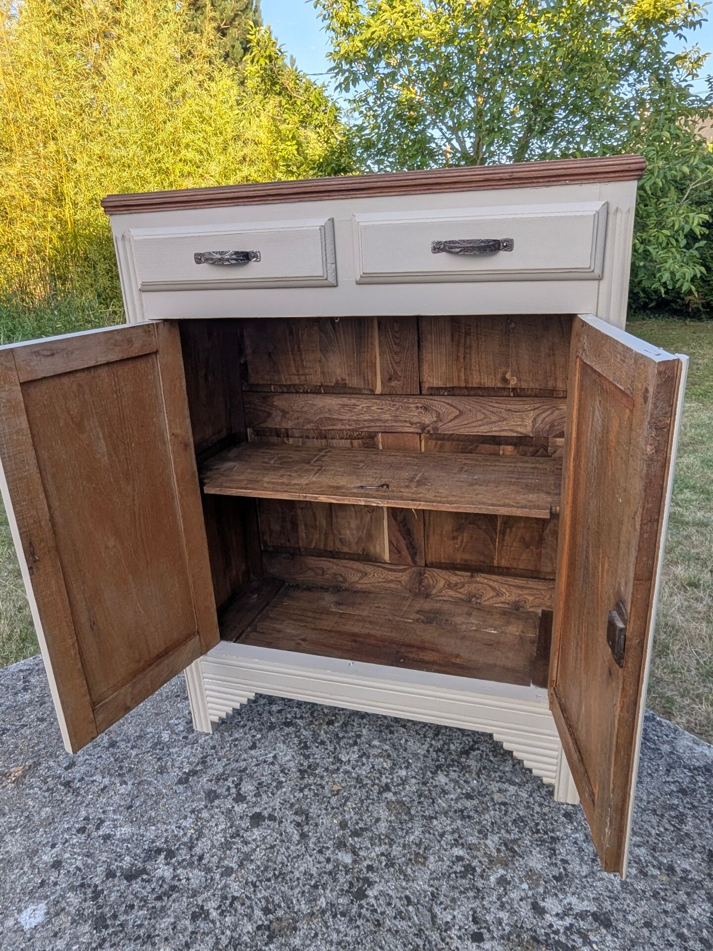 Parisian High Buffet 1930s Art Deco Shabby Patina