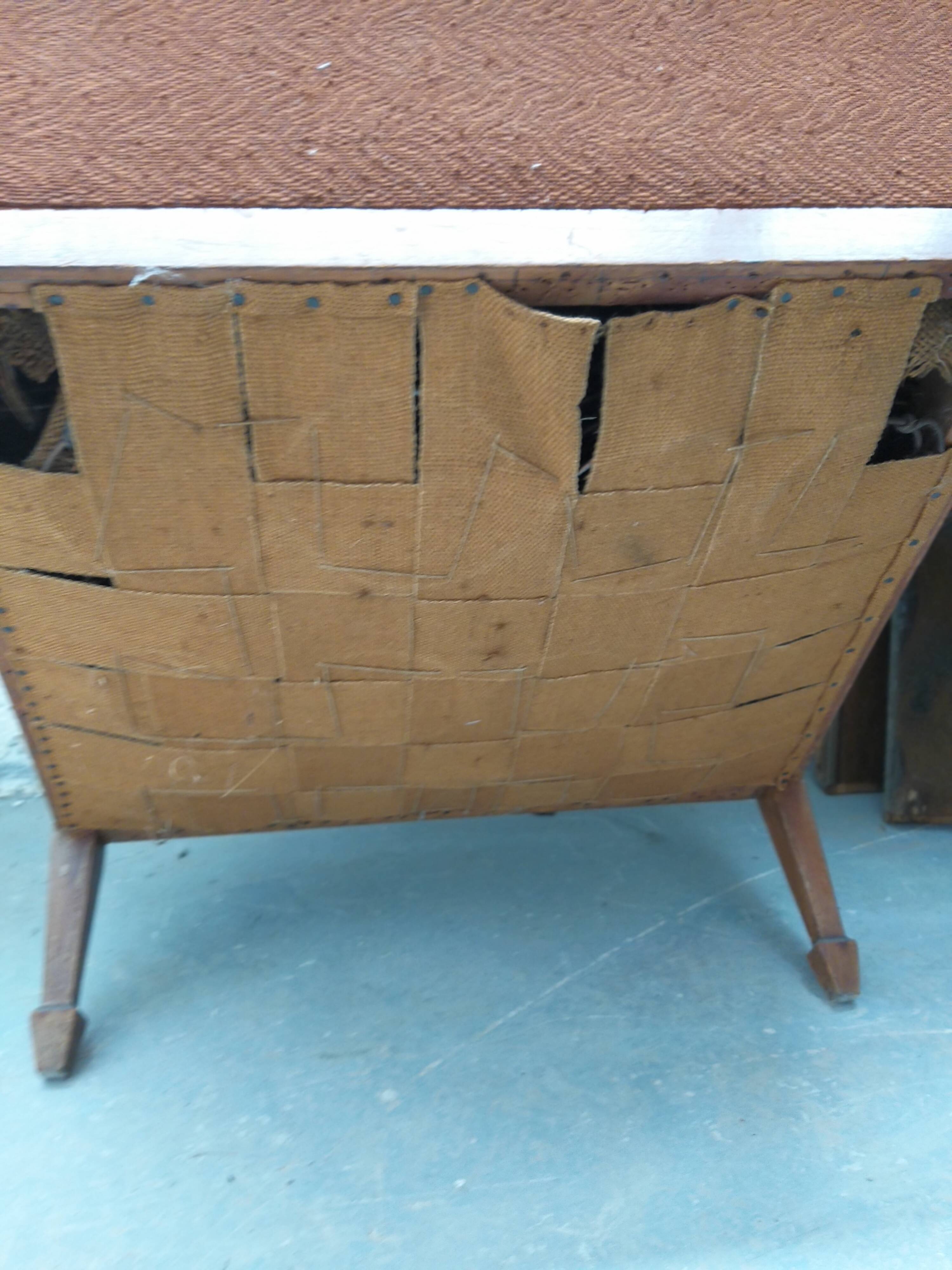 Convertible art deco armchair