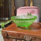 Glass compotier ouraline from portieux