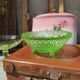 Glass compotier ouraline from portieux