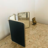 Triptych barber mirror