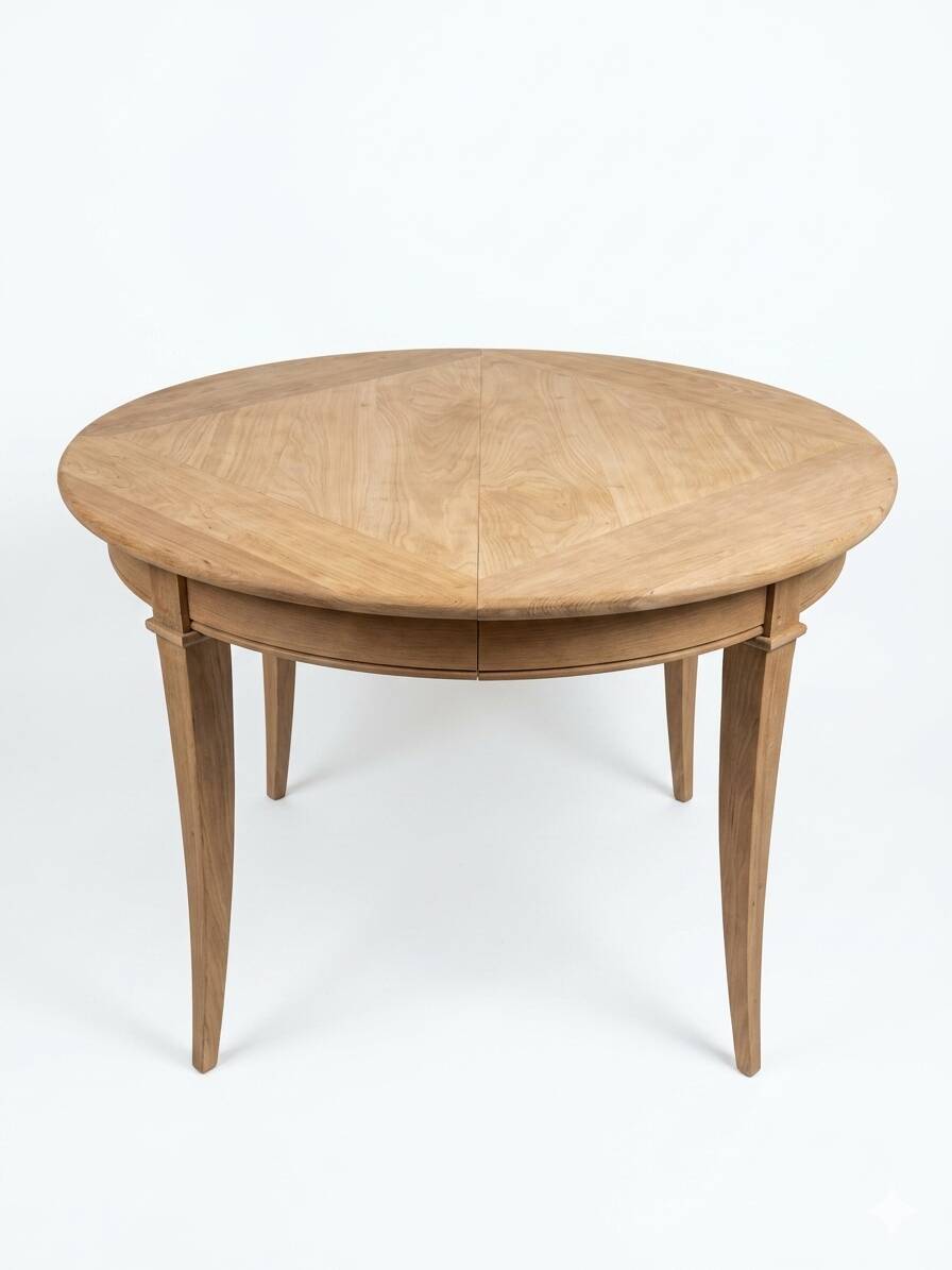 Extendable table in cherry wood