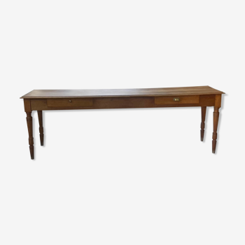 Oak table console