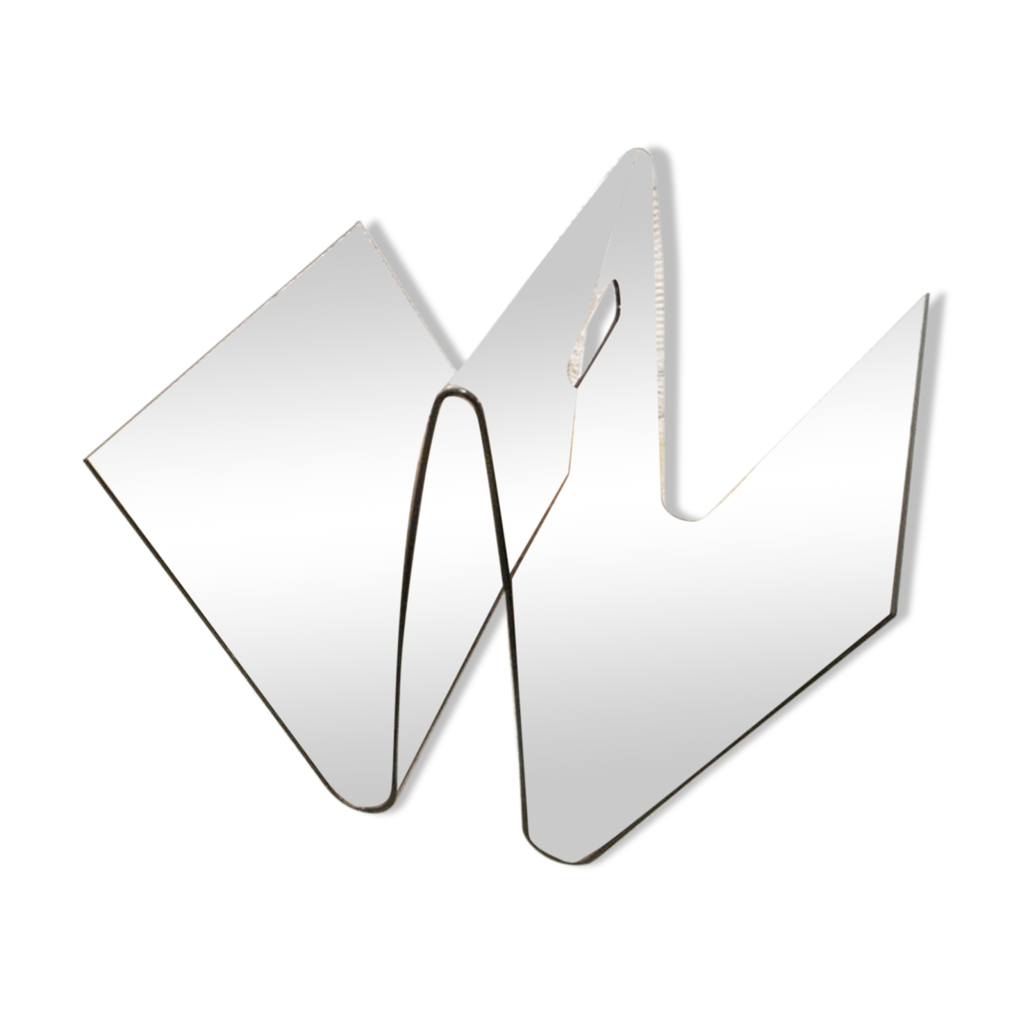 Plexiglas design magazine holder