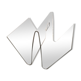 Porte-revues design en plexiglas
