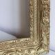 Old gilded wooden frame