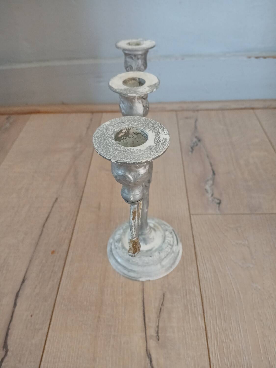 Antique 3-arm candlestick