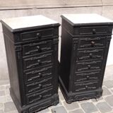 Pair of nightstands Napoleon III