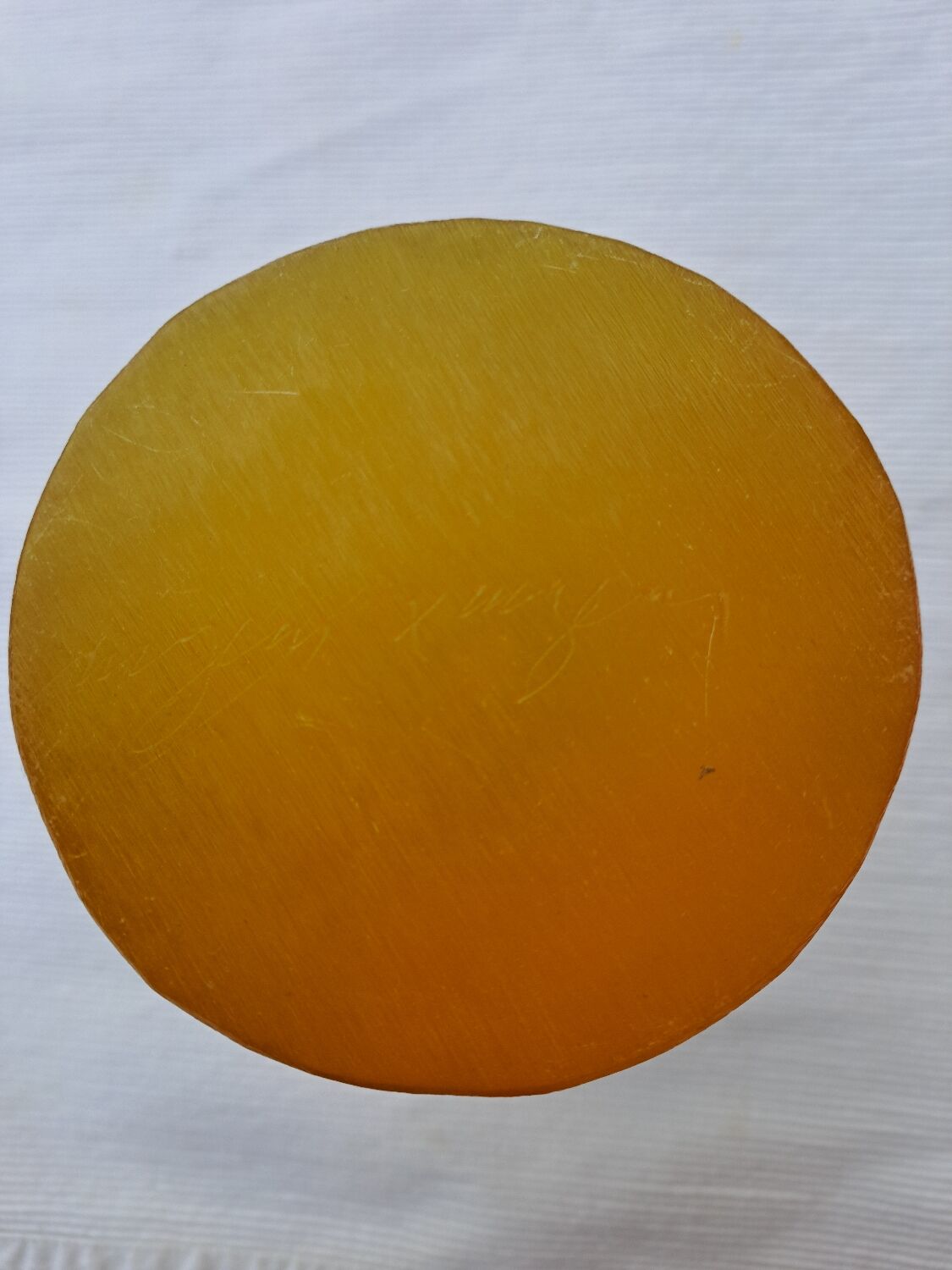 6 resin and gilded metal cups, Migeon and Migeon