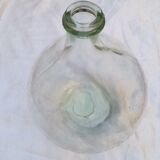 Demijohn in transparent glass