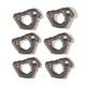 Pukeberg Sweden glass towel rings
