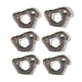 Pukeberg Sweden glass towel rings
