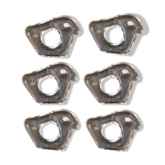 Anneaux de serviettes verre Pukeberg Suède