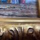 Oil on panel beach scene 19th century - F. Hubert, Boudin style