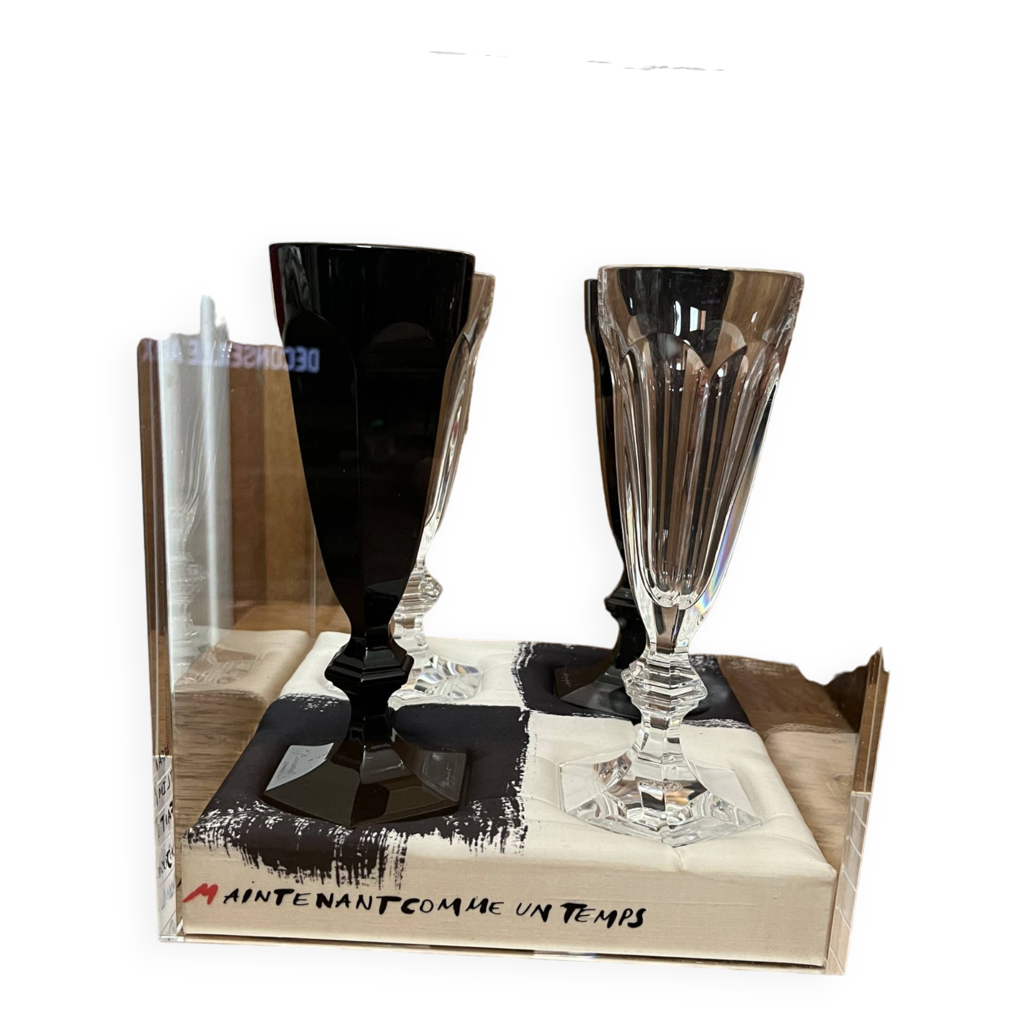 Baccarat Flutes By Ara and Philippe Starck