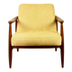Light Yellow GFM63 Lounge Chair by J. Kedziorek, 1970s