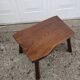 Brutalist oak coffee table