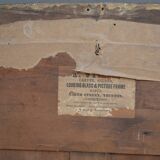 Early victorian giltwood wall mirror