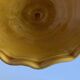 XXXL wavy bowl in glazed terracotta 1950 Provence