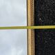 Large gold mirror 150 cm long classic style beaded frame
