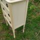 Antique Louis XVI style chest of drawers with marble top