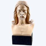 Bust of Christ signed A. Giannelli, ancient Italian sculpture.