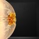 Space Age wall light in chrome and Murano glass by Mazzega – Years