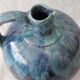 Blue pitcher ceramic vase cab ceramic art of Bordeaux