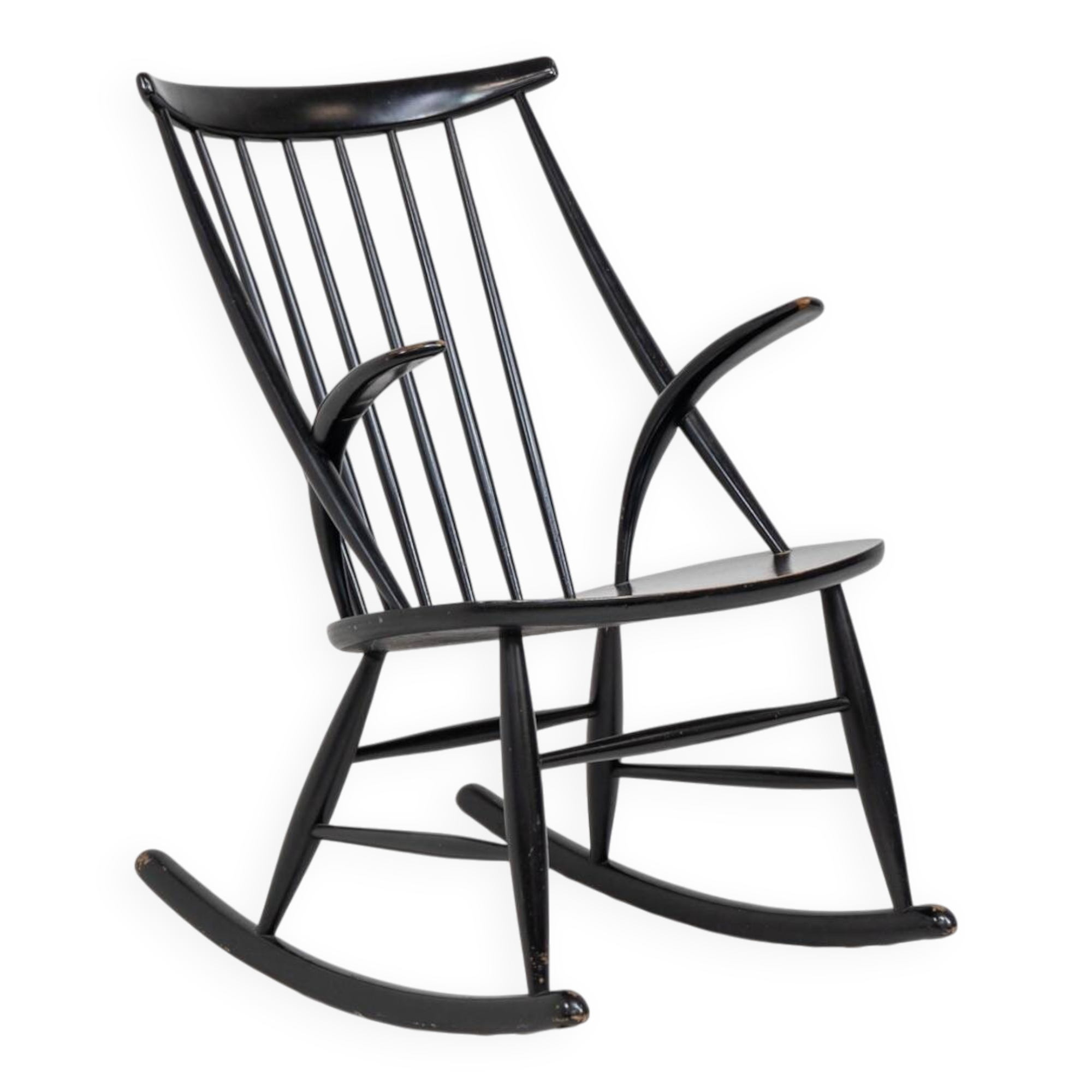 Fauteuil à bascule "IW3" par Illum Wikkelsø
