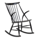 Fauteuil à bascule "IW3" par Illum Wikkelsø