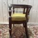Fauteuil de bureau en acajou style Anglais