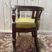 Fauteuil de bureau en acajou style Anglais