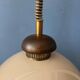 Vintage space age mushroom pendant lamp