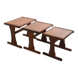 mid century  Copper nesting tables 'Birstall'