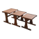 mid century  Copper nesting tables 'Birstall'