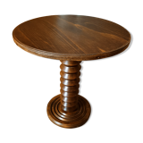 Art deco side table in chene