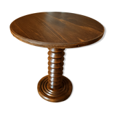 Art deco side table in chene